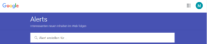 google alerts