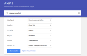 google alerts
