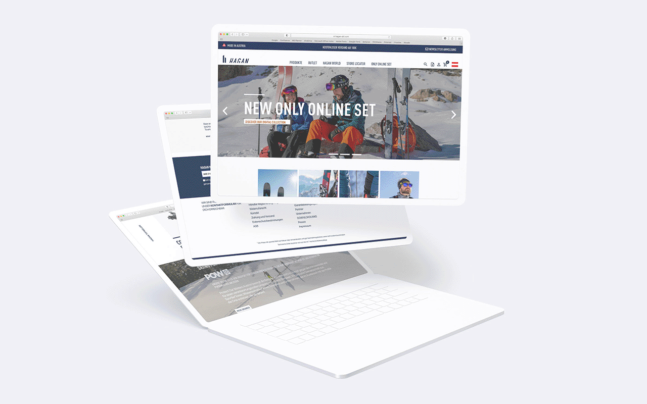 Projekt: Hagan Website und Onlineshop