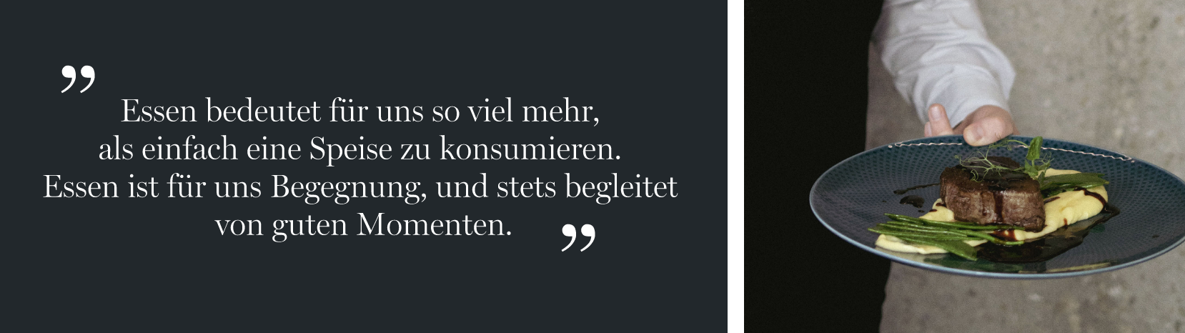 Plappermaul Referenz Badhaus Badhall Zitat Essen Steak
