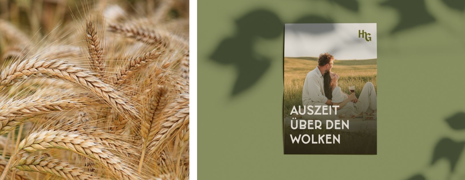 Hochhubergut Magazin Mockup und Ähren Symbolbild - Plappermaul Referenz