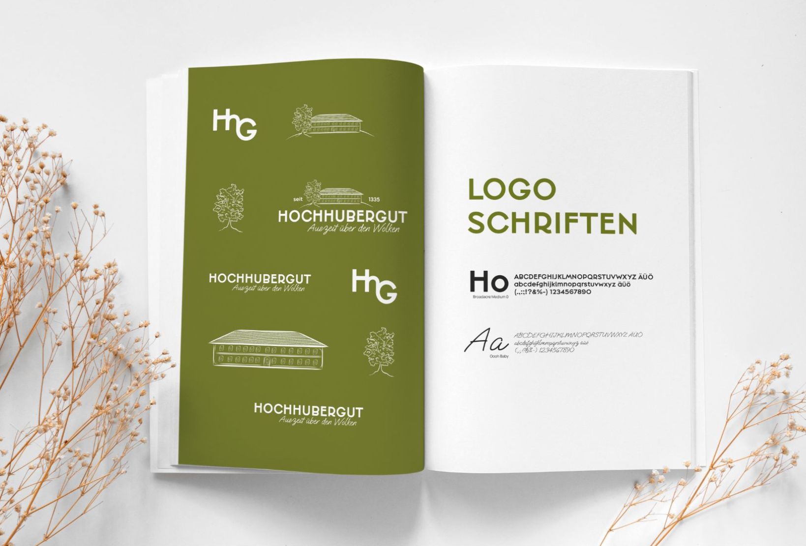 Hochhubergut Corporate design - Referenz von Plappermaul