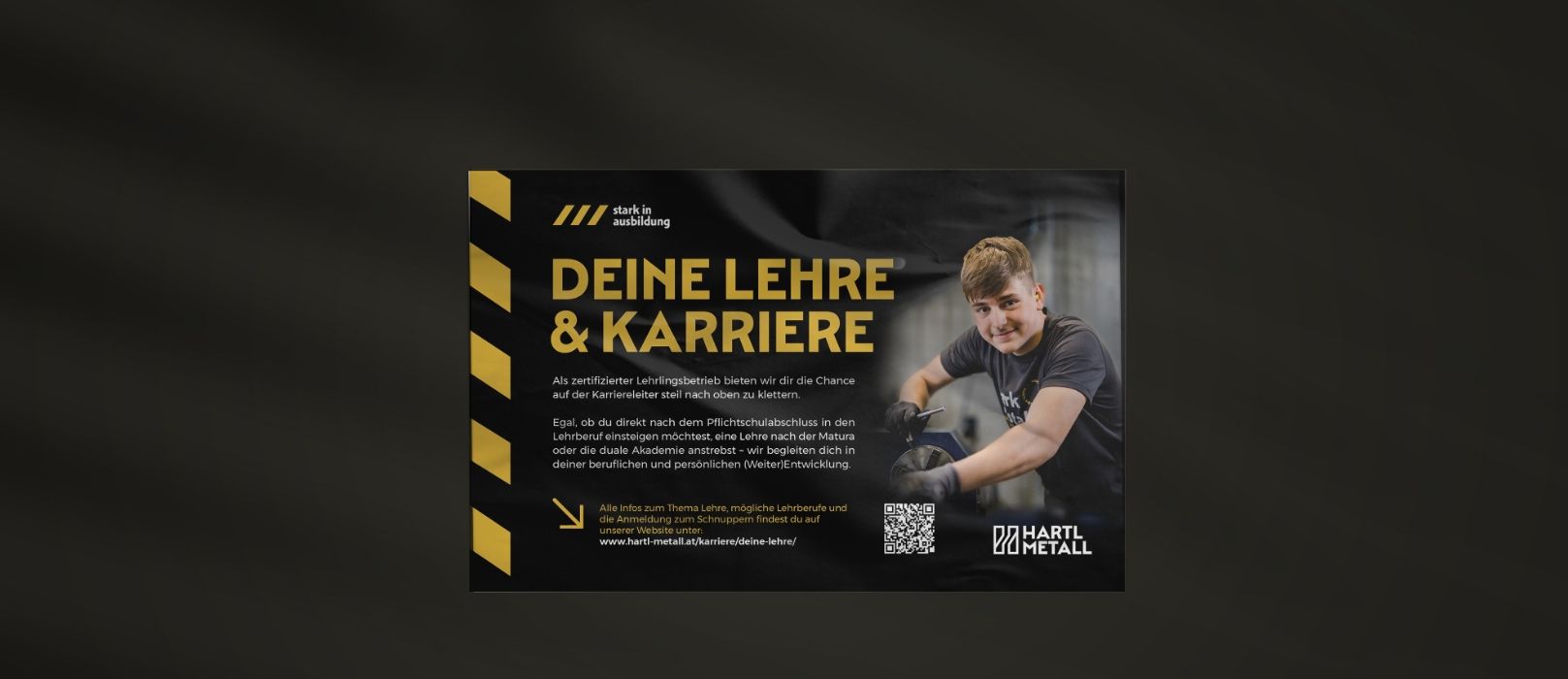 Hartl Metall Plakat zur Lehre