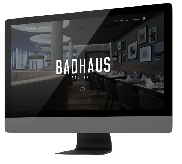 Plappermaul Webdesign Badhaus Mockup