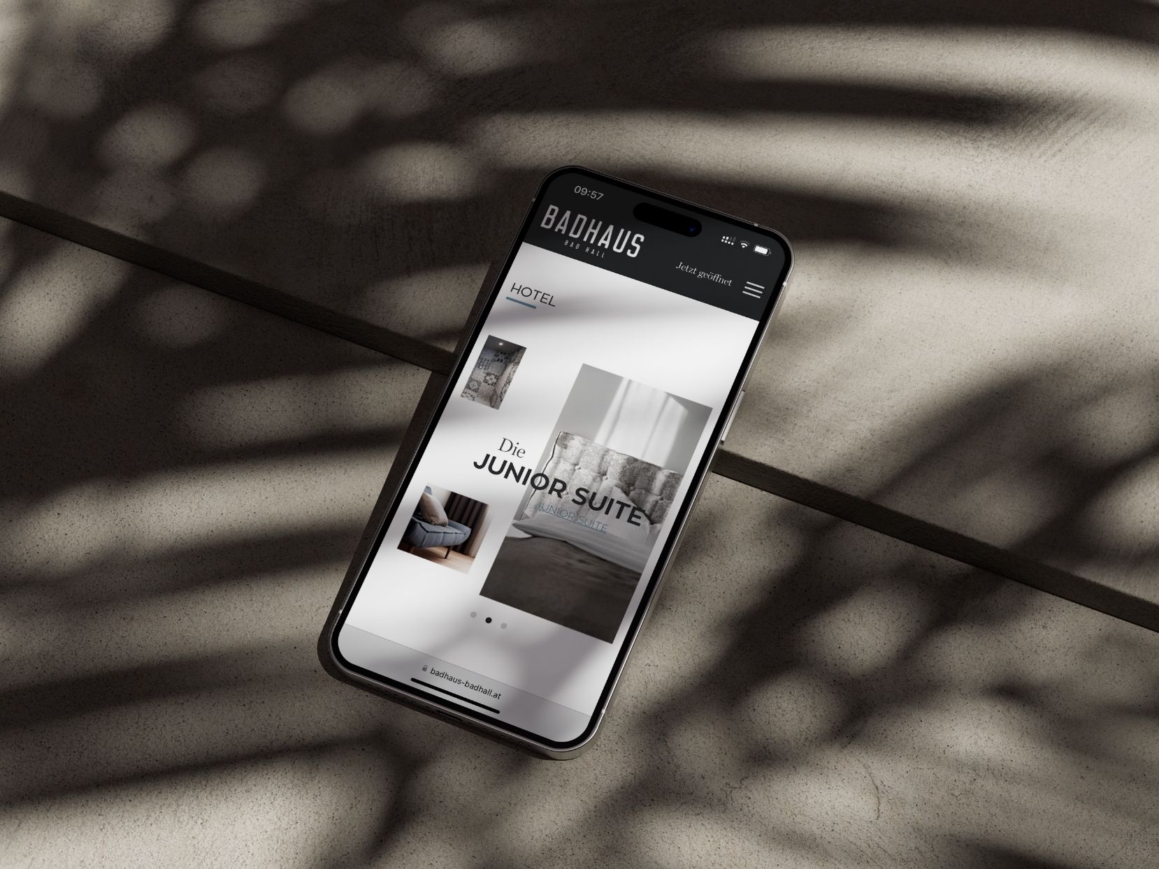 Plappermaul Referenz Badhaus Badhall Mockup Handy