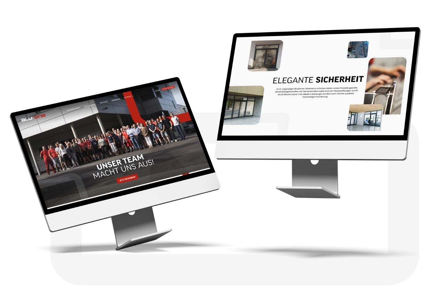 Alu-One Website Mockup