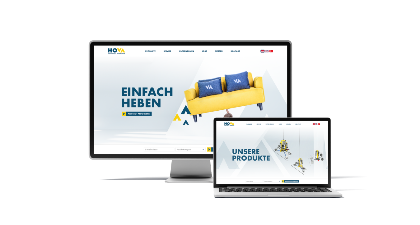 Plappermaul Mockup Website von HOVA