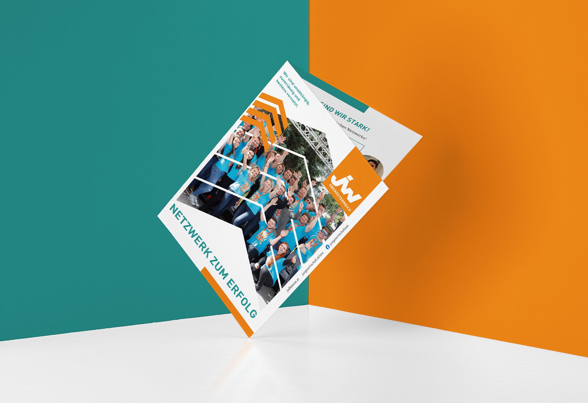 plappermaul arbeiten junge wirtschaft corporate design einladung