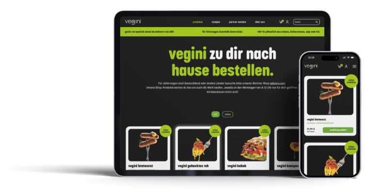 Mockupo Website Vegini