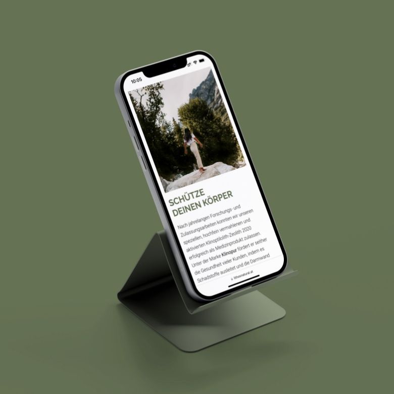 plappermaul referenz lithos mockup handy staender