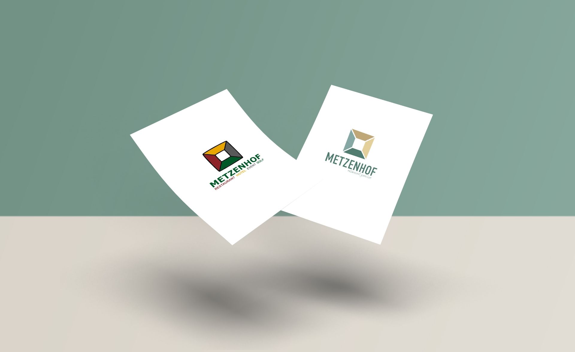 Plappermaul Referenz Metzenhof Logo Redesign alt und neu