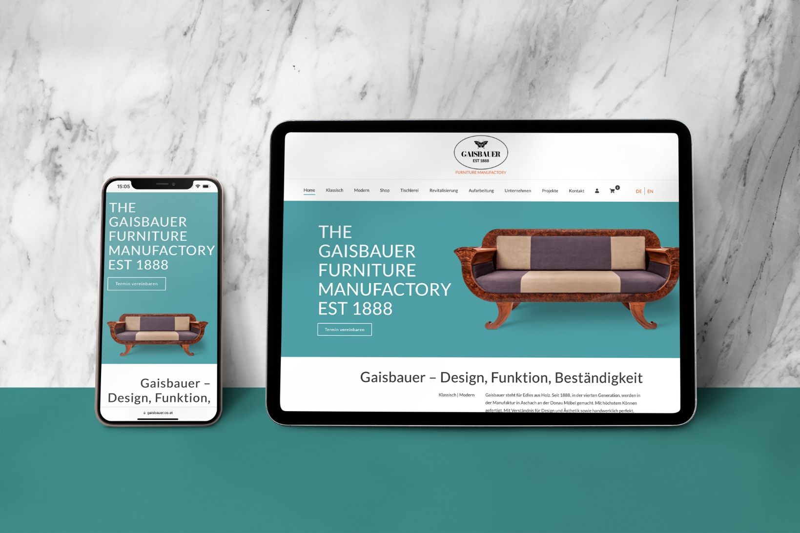 plappermaul referenz gaisbauer mockups startseite