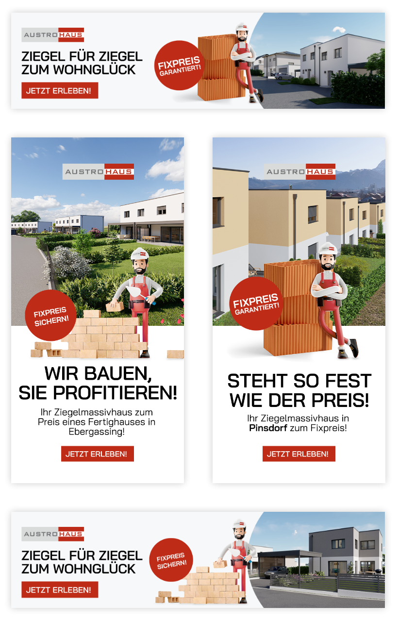 Plappermaul referenz Austrohaus Banner Collage