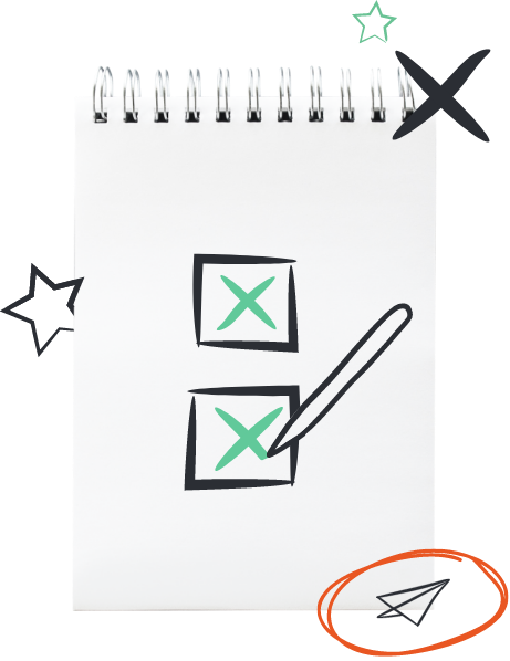 Plappermaul Logo Funnel Checkliste Illustration