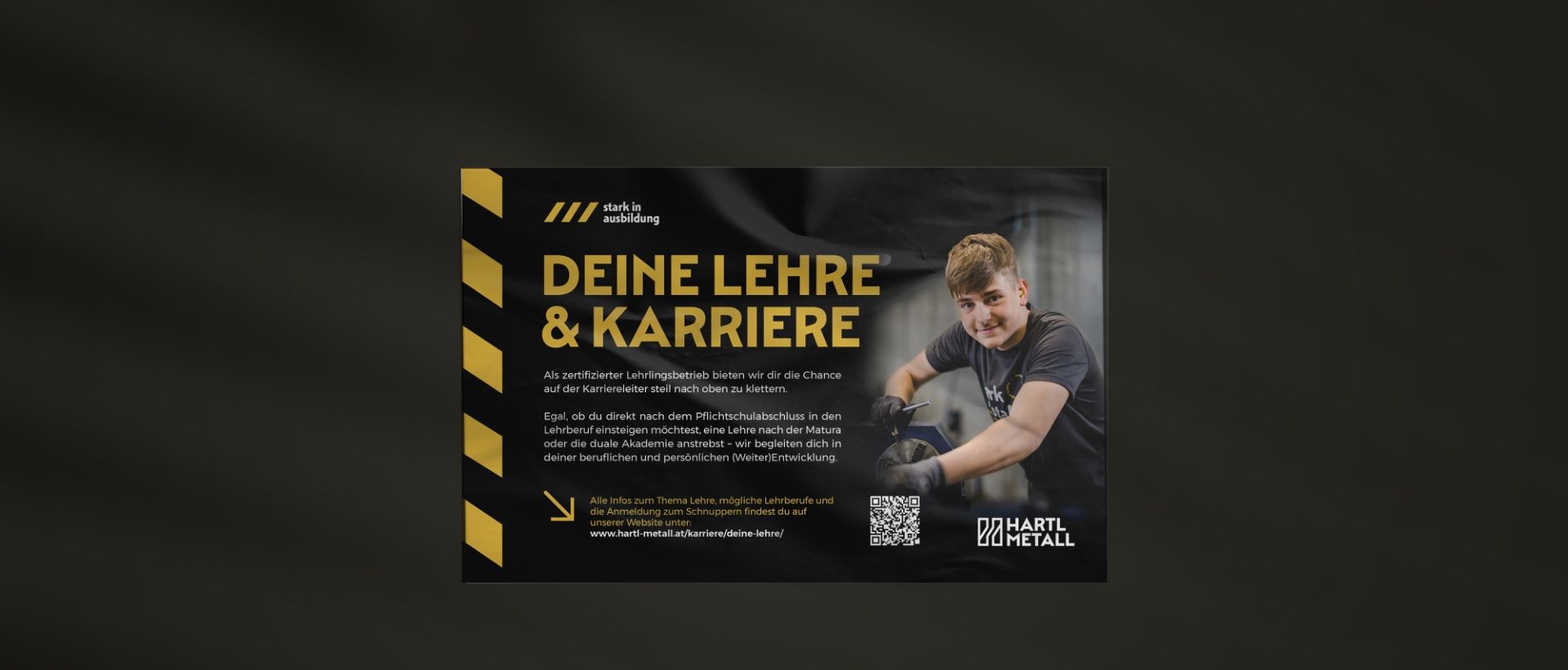 Plappermaul Referenz Hartl Metall Plakat Lehre