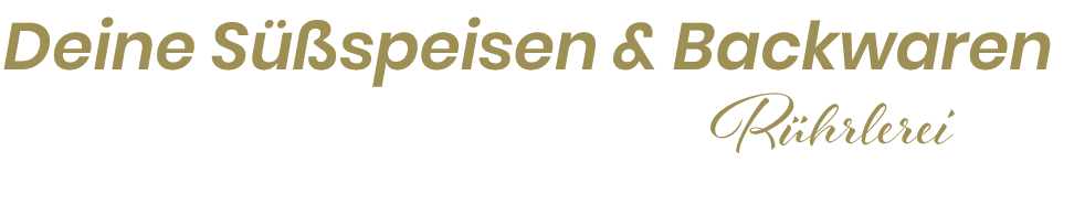 Rührlerei Referenz Slogan zu Süßwaren