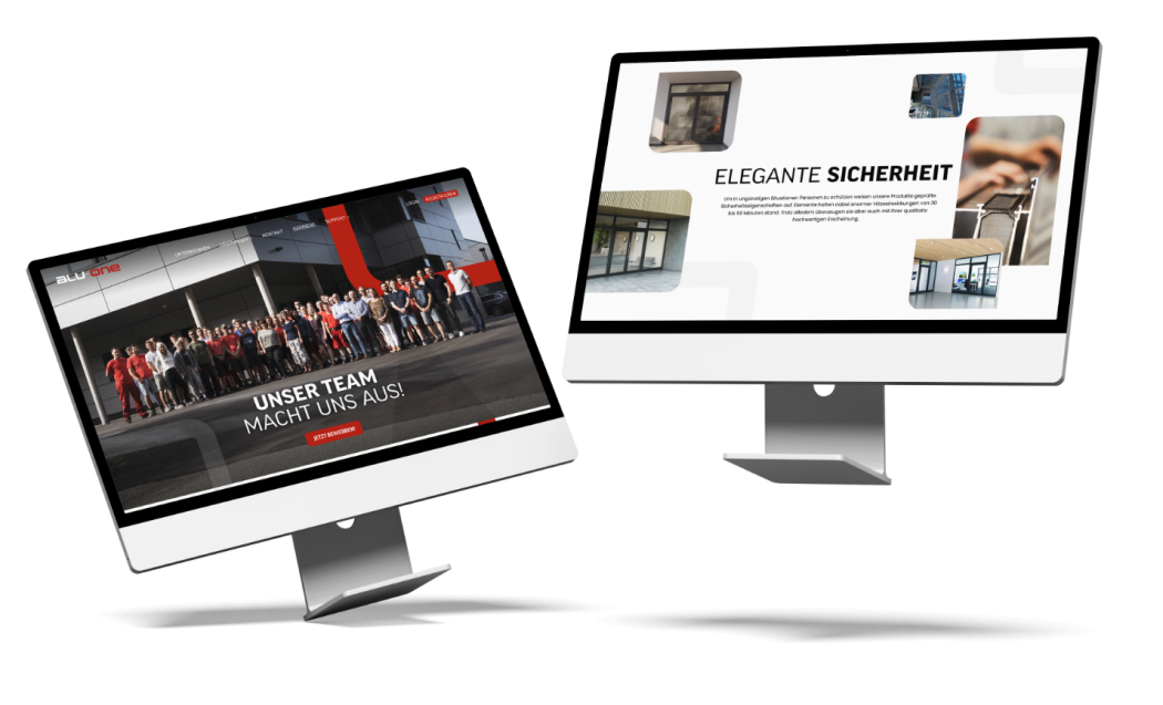 Alu-One Mockup Website