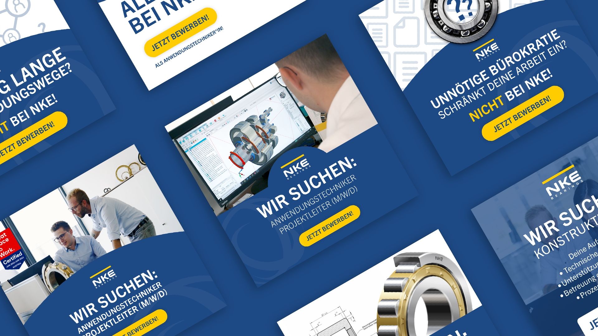 Plappermaul referenz NKE Employer Branding Collage