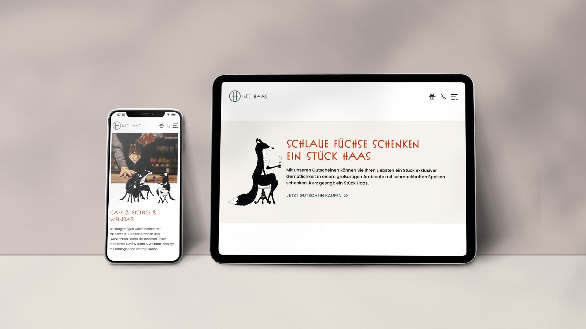 plappermaul referenz ins haas website responsive