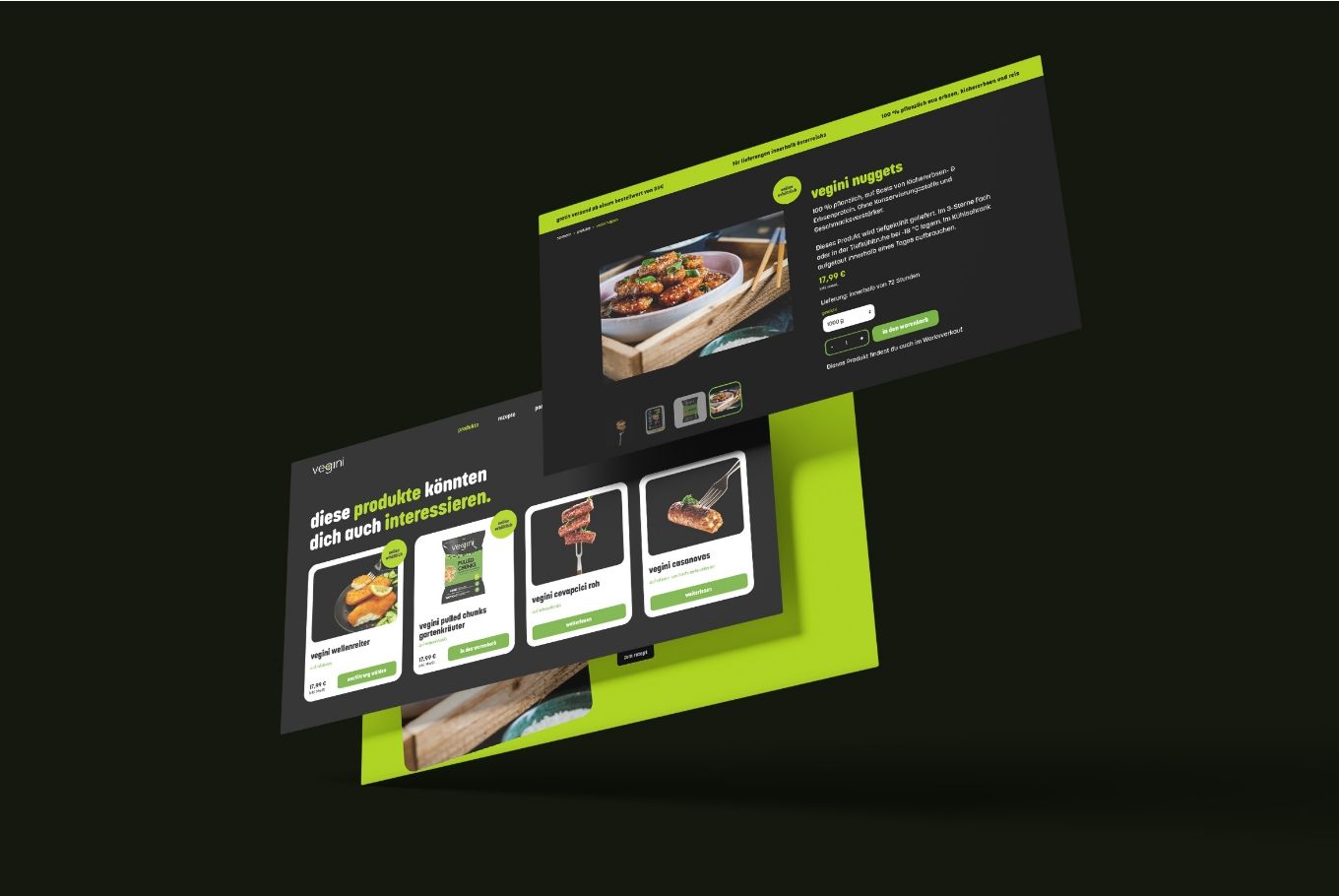 plappermaul referenz vegini onlineshop screens