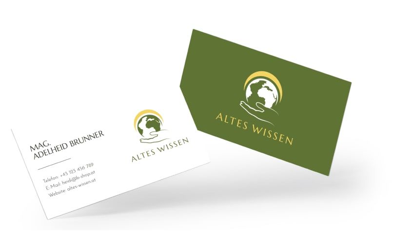 Plappermaul Referenz Altes Wissen Visitenkarte