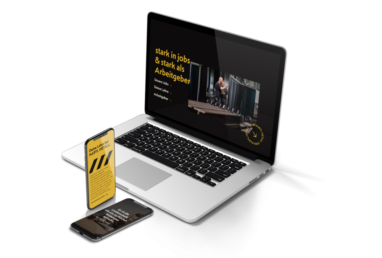 Plappermaul Referenz Hartl Metall Mockups