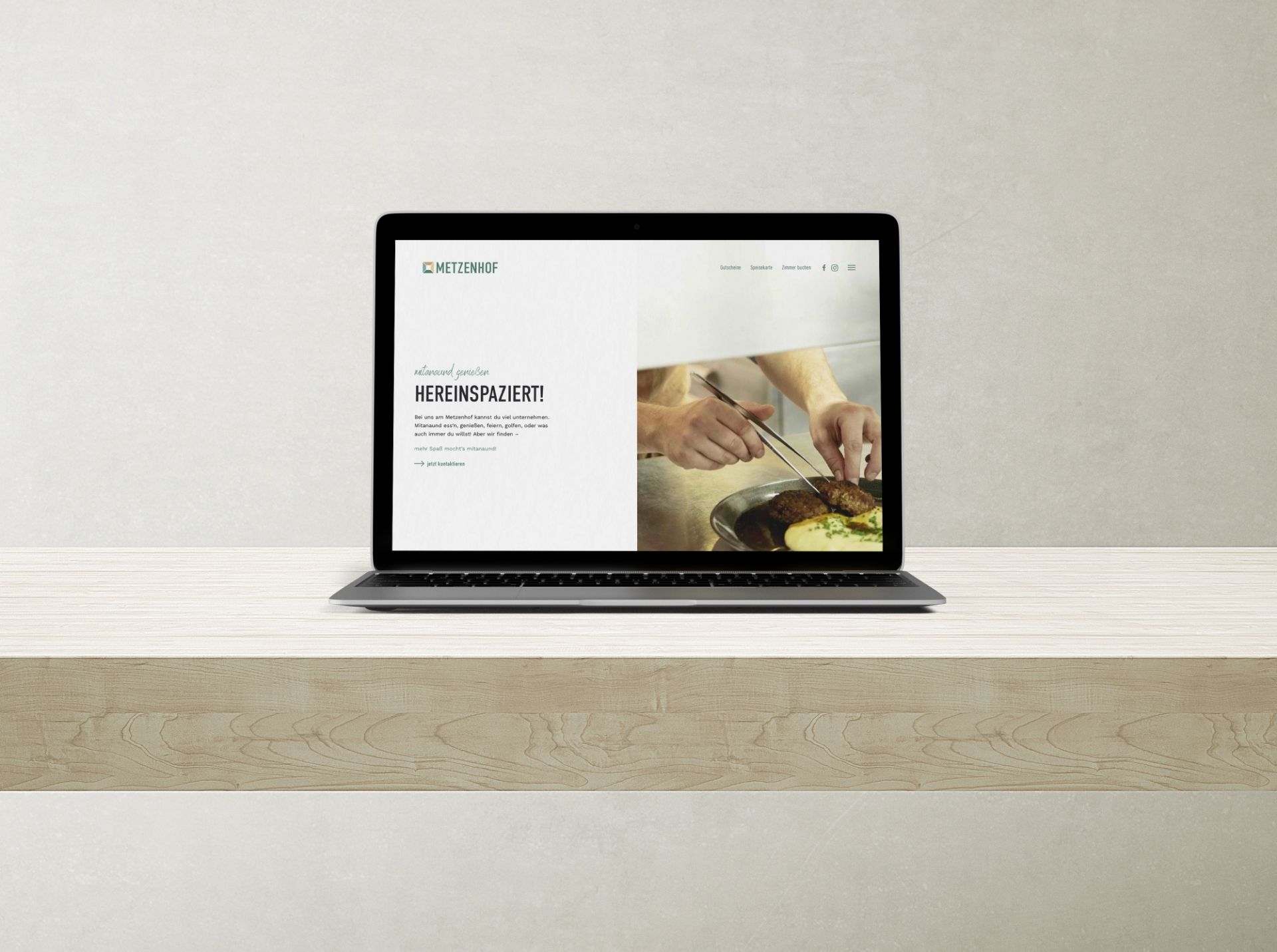 Plappermaul Referenz Metzenhof Website Startseite