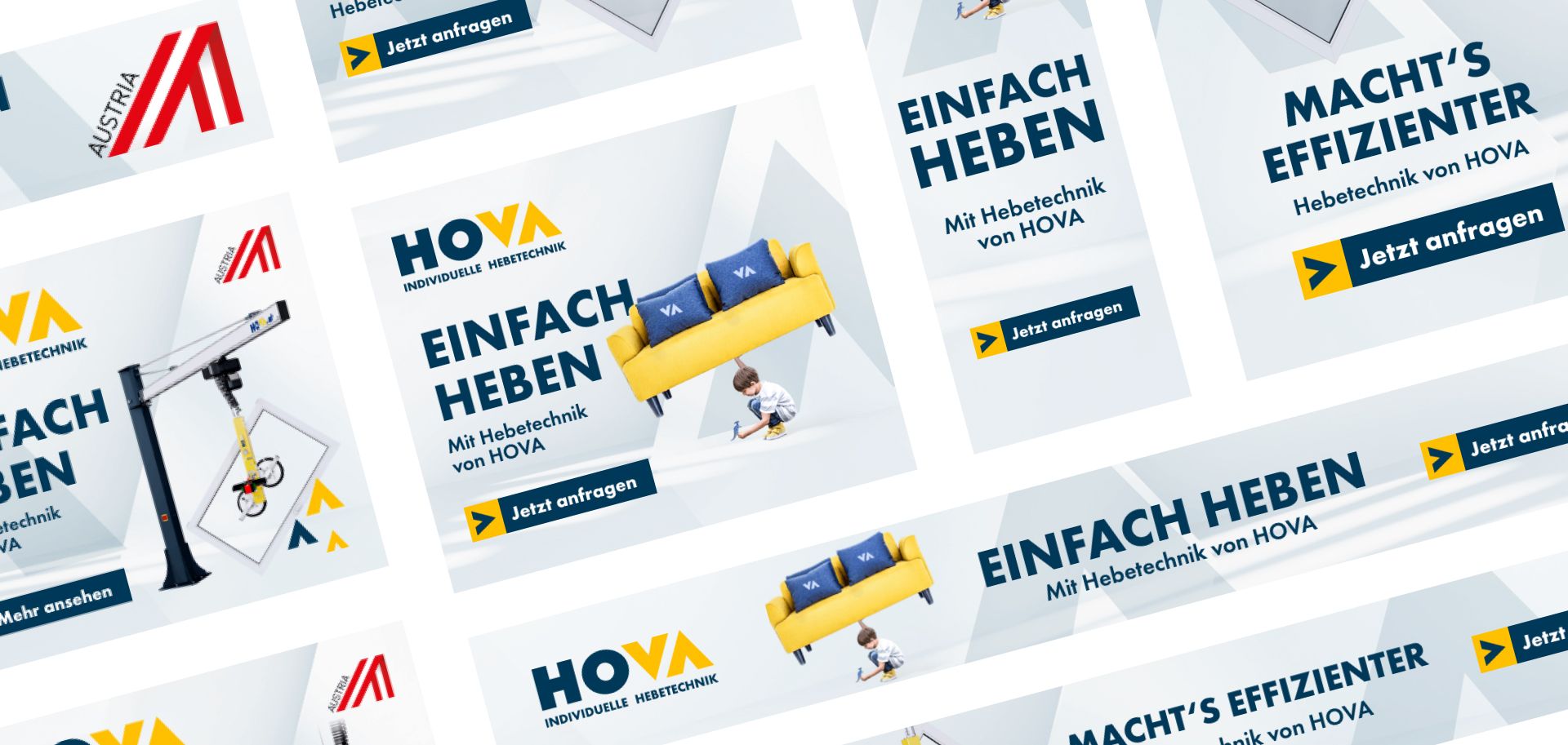 Plappermaul Referenz HOVA online marketing Banner collage