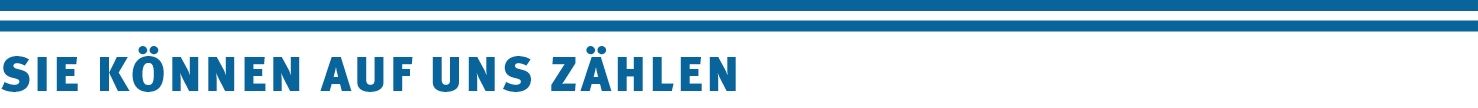 Servers Referenz - Wording - Sie können auf uns zählen