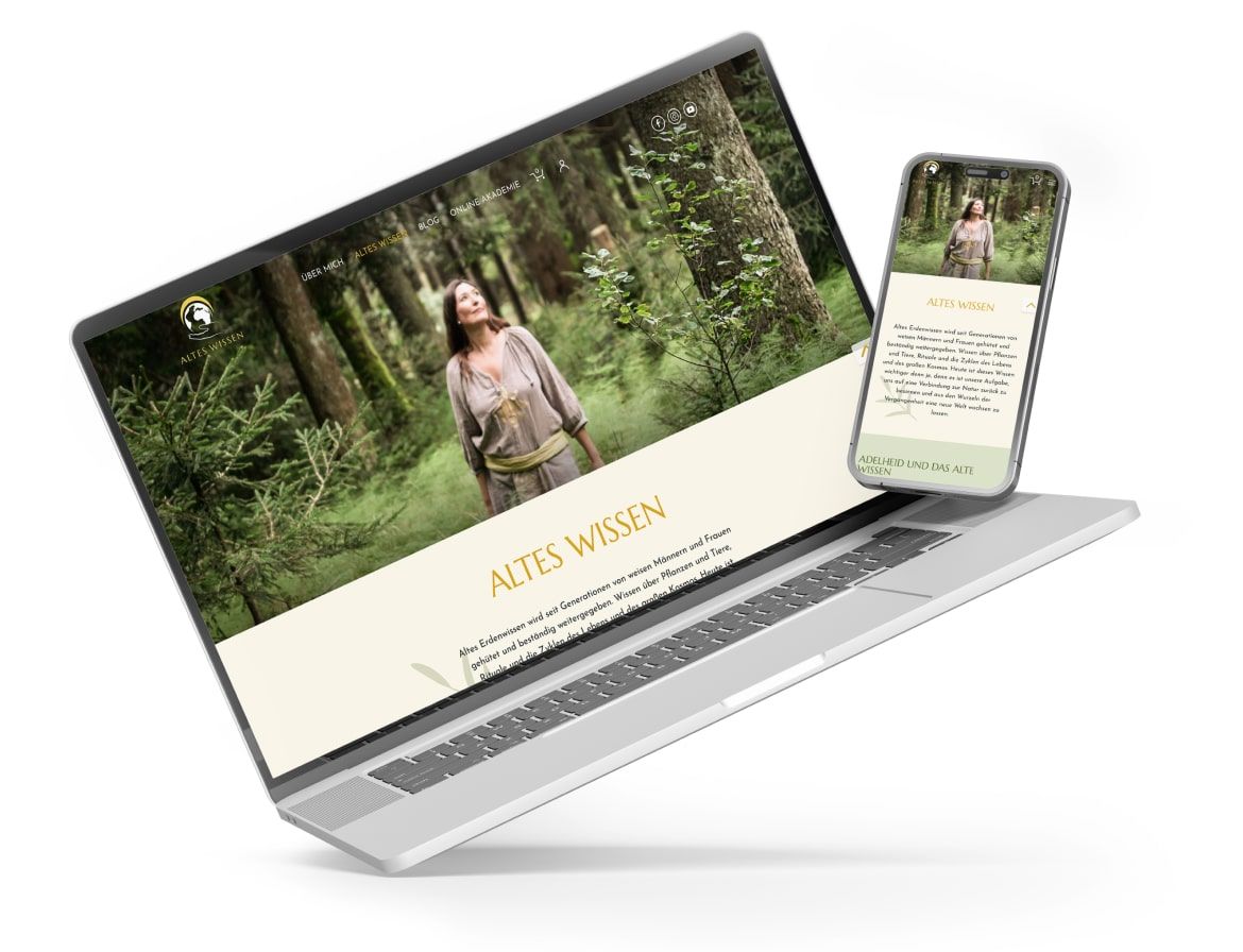 Plappermaul Referenz Altes Wissen website laptop smartphone